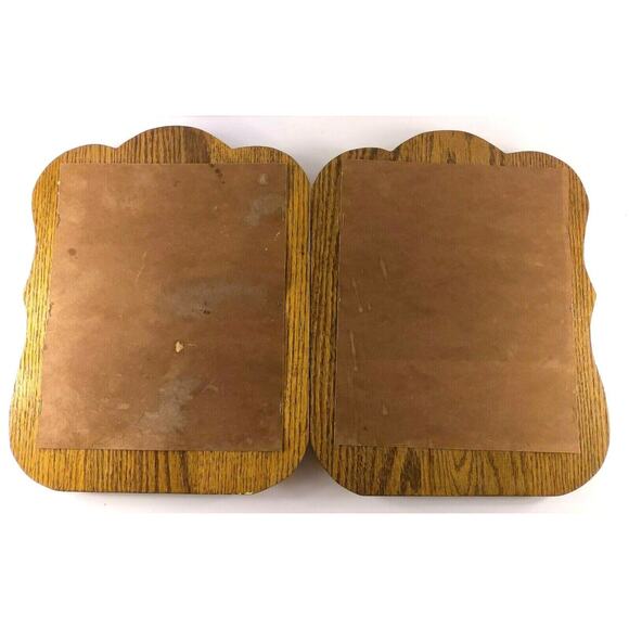 Home Made Hand Crafted Wooden Photo Frames Folding Cottage Core Cabin - Picture 11 of 11